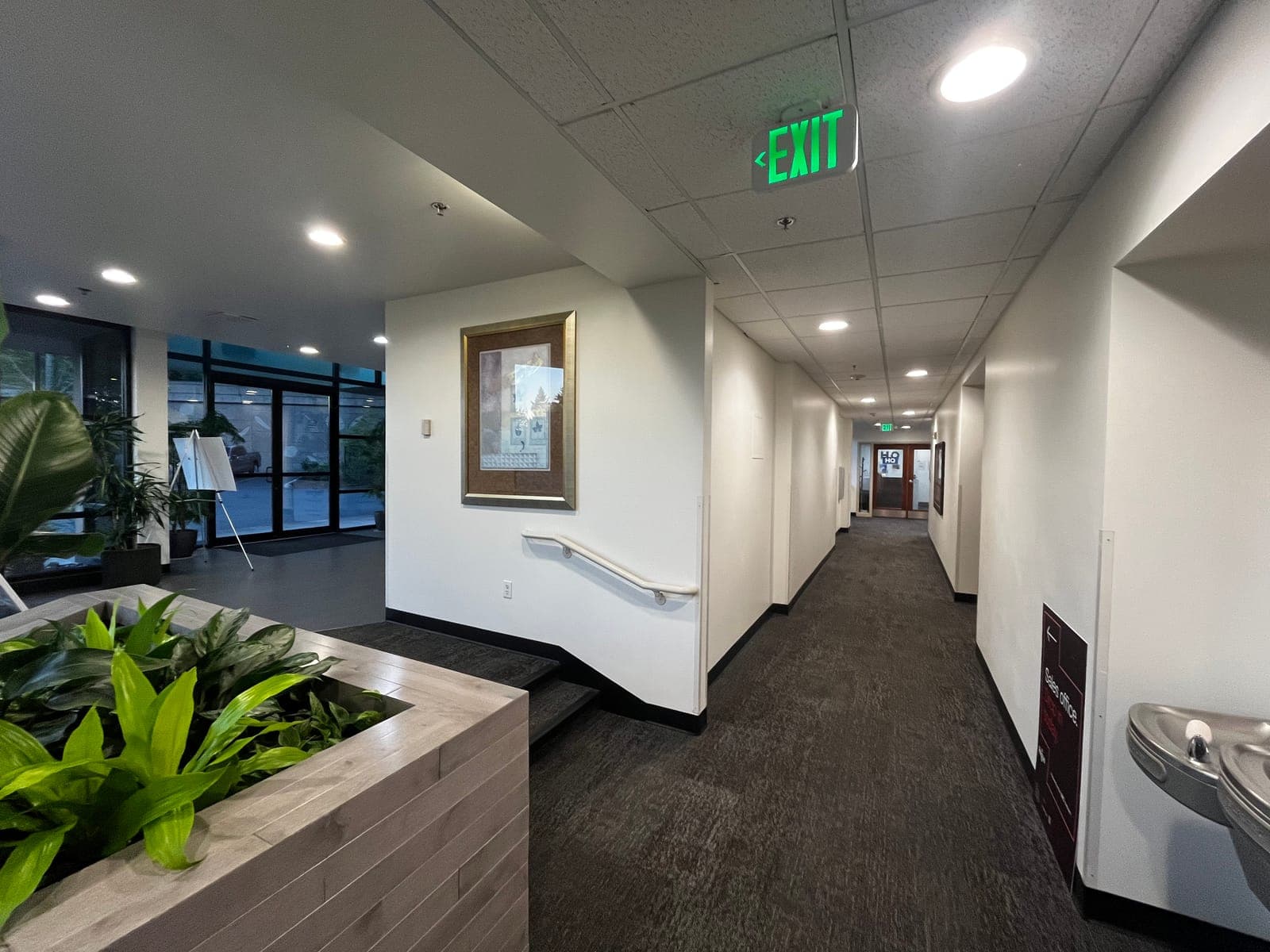 Hallway leading to the Therafox suite